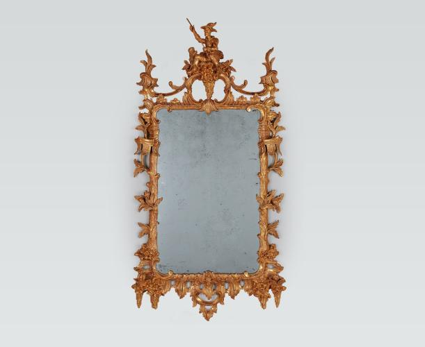 A Magnificent Georgian Giltwood Mirror by A Sergeant