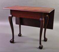 A Rare Mahogany "Fly" Table Attributed to Nathaniel Gould by A Sergeant