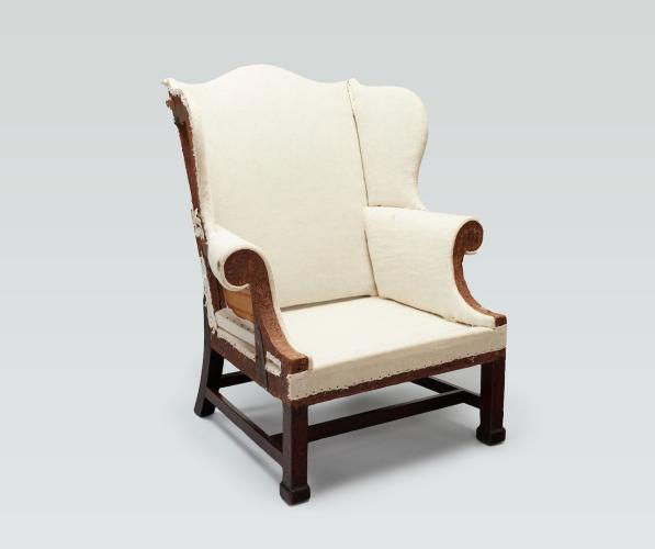 A Philadelphia Wing Chair by A Sergeant