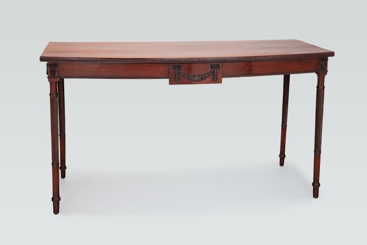 English Neoclassic Serving Console Table by A Sergeant