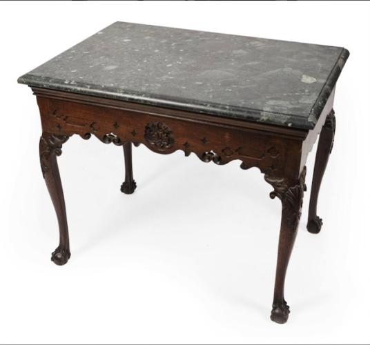 A Fine Irish Carved Console Table by A Sergeant