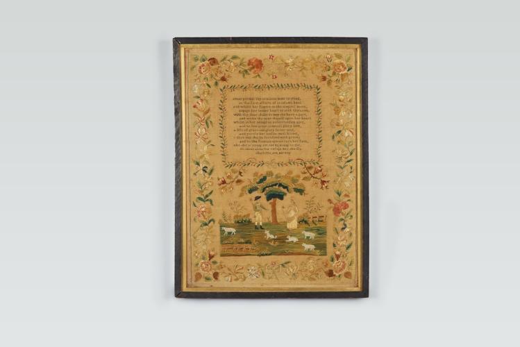 An 18th Century English Sampler by A Sergeant