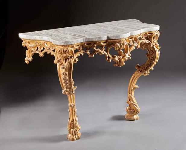 English Rococo Pier Table by C Sergeant