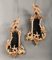A Superb Pair 0f Giltwood Girondoles by A Sergeant