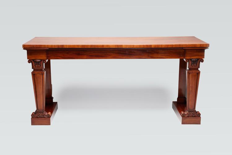 A Regency Period Mahogany Console by A Sergeant