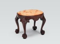 Fine George II Carved Stool by A Sergeant